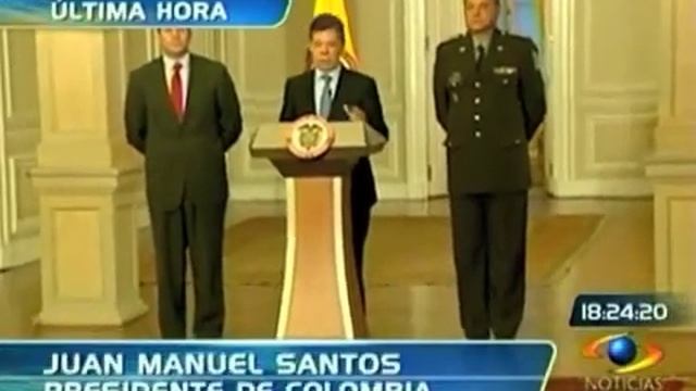 Presidente Santos confirma captura de alias "Martín Llanos" en Venezuela смотреть онлайн