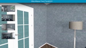 Обои Milassa Trend Trend8-021  в интерьере. визуализация и фото.