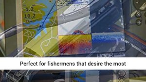 Lowrance Hook Reveal 5 Five-inch fishfinder Display with SplitShot transducer and U.S Inland Mappin