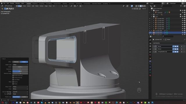 09. Hard Surface Modelling 4. HARD SURFACE MODELING in Blender by Blender Bros