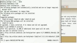 Instal Opera Pada Ubuntu 8.04