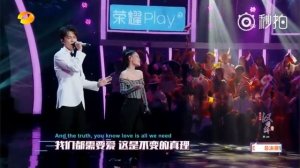 Dimash 20180804 Hunan TV Chinese Bridge Final - We are the world