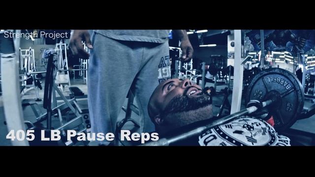 SUPERHUMAN MONSTER: Leroy Walker 405lb Pause Rep Incline Bench Press + 200lb Dumbbell смотреть онлайн