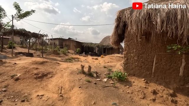 How to COOK SPICY GIZZARD SAUCE with FRIED YAM in the Village || African Village life