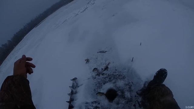 Зимняя рыбалка.Озеро Кучак.