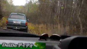 Осень, дорога на речку Манома.