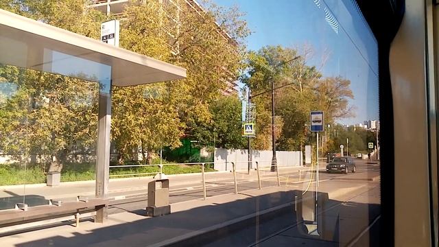 Поездка на трамвае 71-623 (КТМ-23) по маршруту 32 г. Москва смотреть онлайн