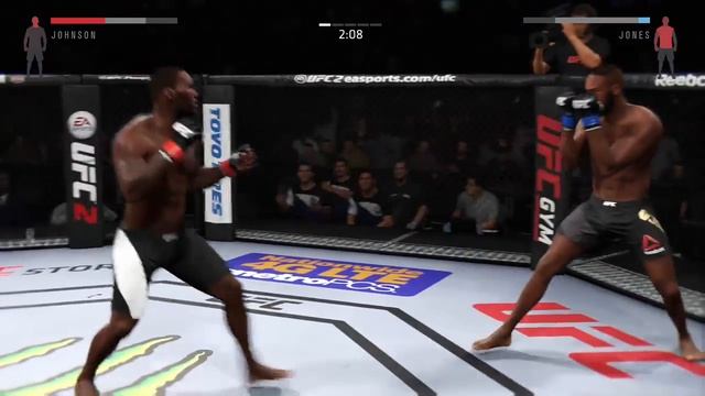 UFC 2 - Anthony "Rumble" Johnson big combo against Jon Jones смотреть онлайн