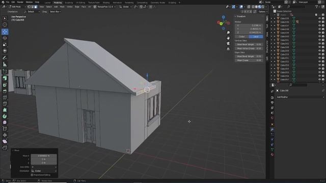 06 Roofing. MODULAR DESIGN in Blender by Johnny BlackWinter