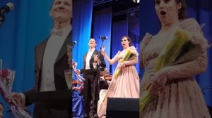 "Застольная" из оперы "Травиата" Верди. Сергей Петрищев и Оксана Лесничая