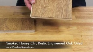 Smoked Honey Chic Rustic Engineered Oak Oiled Flooring