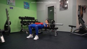 Ягодичный мостик со штангой
