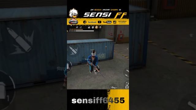 #short #freefire🔥Sensi ff op headshot 😈 Attitude status video👾Sensi ff ||S006 ff👽 #Sensi