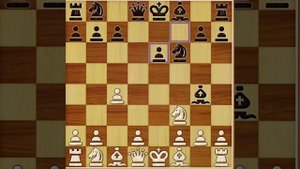 Шикарная Ловушка в скандинавской защите. Ферзь ставит мат в 3 хода.