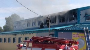 Пожар в ТЦ "Гермес"