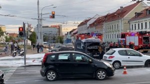 Пожар в Минске Оперный театр 19.07.2023 | Пажар у Мінску Оперны тэатр | Fire in Minsk Opera theater