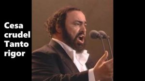 Luciano Pavarotti sings 'Caro mio ben'.