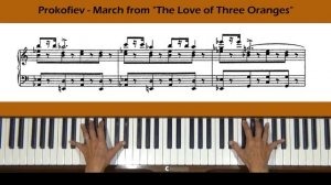 Prokofiev March from "The Love for Three Oranges" Piano Tutorial