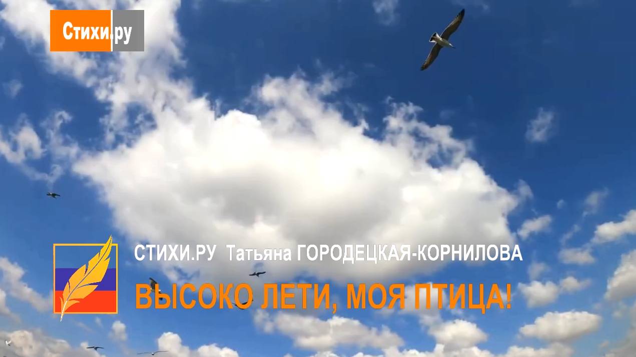 СТИХИ.РУ Татьяна ГОРОДЕЦКАЯ-КОРНИЛОВА. ВЫСОКО ЛЕТИ, МОЯ ПТИЦА!