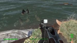 Так вот как в Fallout 4 рыбу ловят!🤣 Рыбалка с Mutant Menagerie!