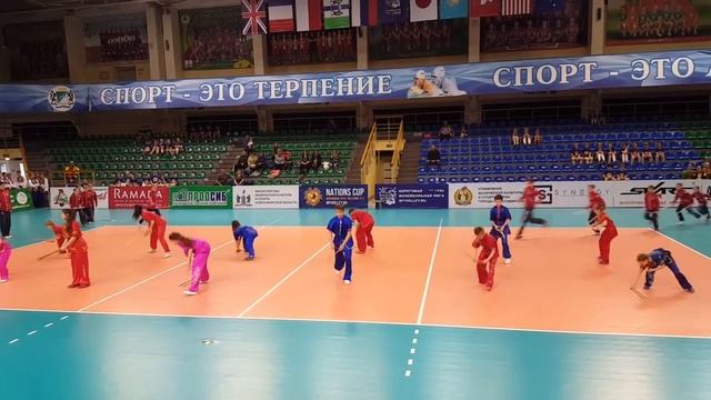 Показательное выступление по ушу на Кубке наций БВЛ смотреть онлайн