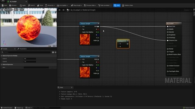 14. Fire Material. ONE COURSE SOLUTION FOR MATERIAL Unreal Engine 5