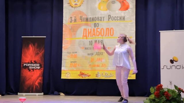 Полина Попова / 3-й Чемпионат По Диаболо 2014 смотреть онлайн