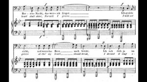 Ich Grolle Nicht - Cesare Siepi (R. Schumann) Dichterliebe - Bass Score - Bb Major