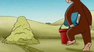 Curious George - 54 - The Times Of Sand (Learn English Language with subtitles)