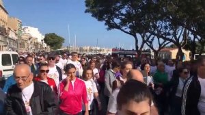 IL-PRESIDENT GEORGE VELLA JIEĦU SEHEM FIL-FUN RUN