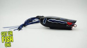 Long Casting SUPERSIZED Topwater Bass Fishing Frog Spro Bronzeye Pop 70