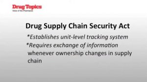 Securing the Drug Supply Chain