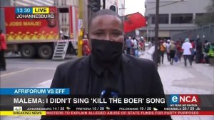 Malema: I didn't sing the "kill the Boer" song