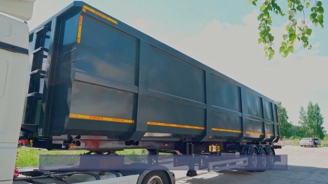 Несамосвальный полуприцеп ломовоз BERGER 9853 0000100 04 STRONG LINE