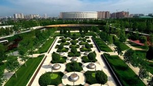 Парк Галицкого с высоты птичьего полета
