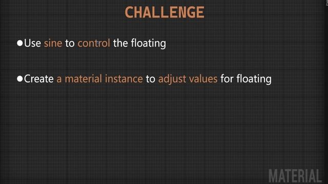 17. Create A Floating Rock. ONE COURSE SOLUTION FOR MATERIAL Unreal Engine 5