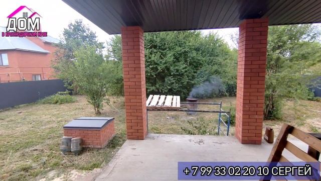 ПРОДАЁТСЯ кирпичный дом с террасой. Краснодарский край станица Северская 7.7млн