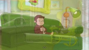 Curious George - 350 - Aiming for the Stars (Learn English Language with subtitles)