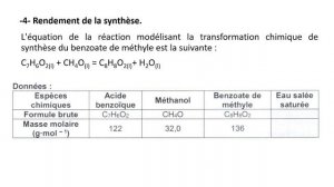 Baccalauréat Polynésie 2022 Synthèse d'un ester à odeur florale (spécialité chimie)