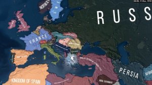 German Empire and Russian Empire SWITCHED - HOI4 Great War Redux Timelapse