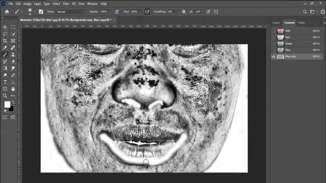 Remove Melasma, Freckles, Dark Spots and Skin Smoothing in Photoshop.||Photoshop Tutorial.||Gz Pixe