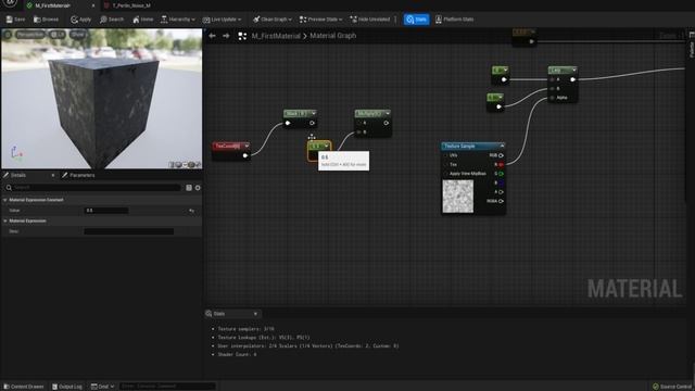 08. Component Mask. ONE COURSE SOLUTION FOR MATERIAL Unreal Engine 5