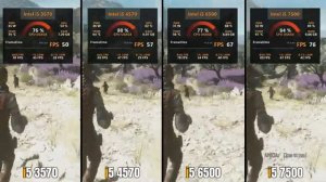 i5 3570 vs i5 4570 vs i5 6500 vs i5 7500 - Тесты в 9 играх