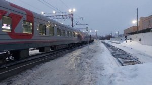 Прибытие ТЭП70-0356 с поездом №79/80 Калининград - Санкт-Петербург!