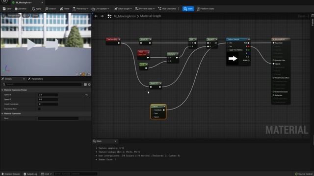 11. Panner. ONE COURSE SOLUTION FOR MATERIAL Unreal Engine 5