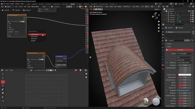 16 Material Setup in Blender. MODULAR DESIGN in Blender by Johnny BlackWinter