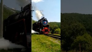 КБЖД, 102 км (Шумиха), отправление поезда с паровозом на Слюдянку