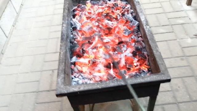 Как должны выглядеть угли для жарки шашлыка. #food #гриль #beeffood #grill #угли