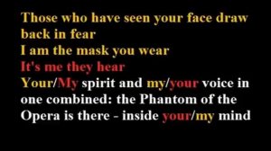 Phantom Of The Opera Karaoke / Instrumental Phantom of The Opera