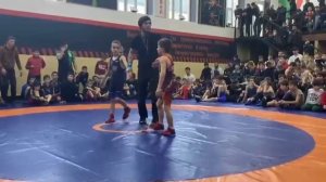 Яхья Салтагареев на турнире в Гудермесе.